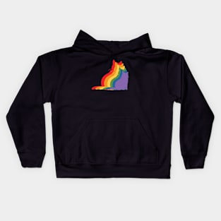 Rainbow Cat Kids Hoodie